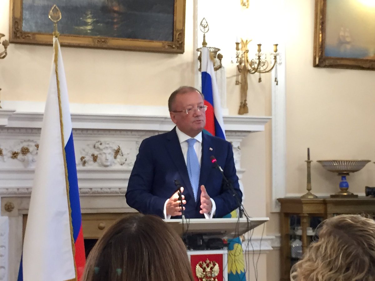Russian Amb in London Yakovenko: @bellingcat is a tool of the deep establishment with links to intelligence, including financial links