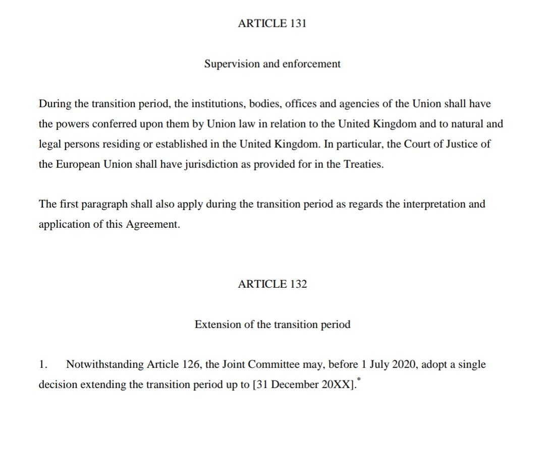 The Court of Justice of the EU will have jurisdiction to interpret the Withdrawal Agreement. Importantly, any future arbitration body will also be bound by the Court's interpretations of EU law. So, ECJ jurisdiction still alive and well.   