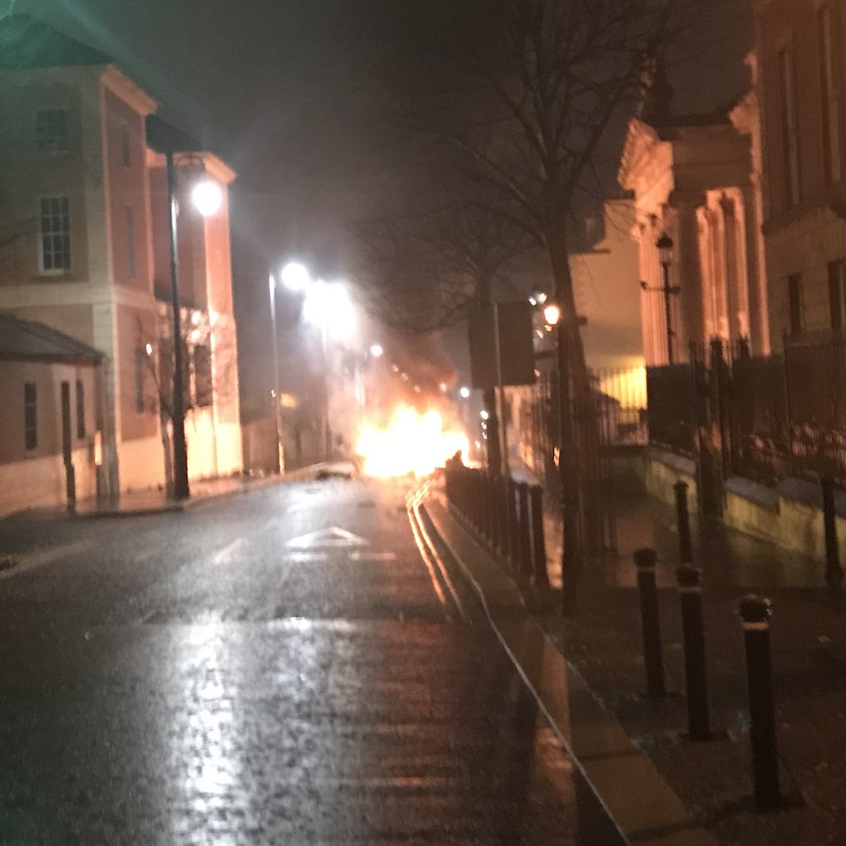 Bishop Street Closed -  Suspected Car Bomb   