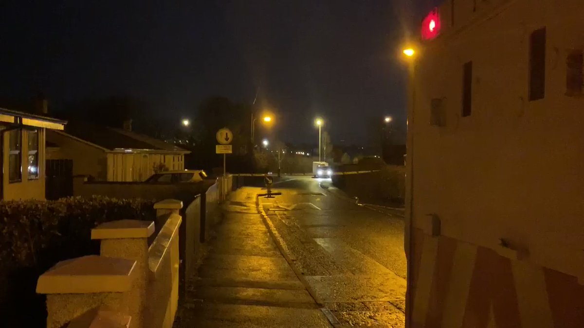 Police have evacuated families from homes in the Northland and Glen Road areas in Deery after a hijacked Asda delivery van was abandoned in the middle of the road. Most of the homes are pensioner's bungalows   