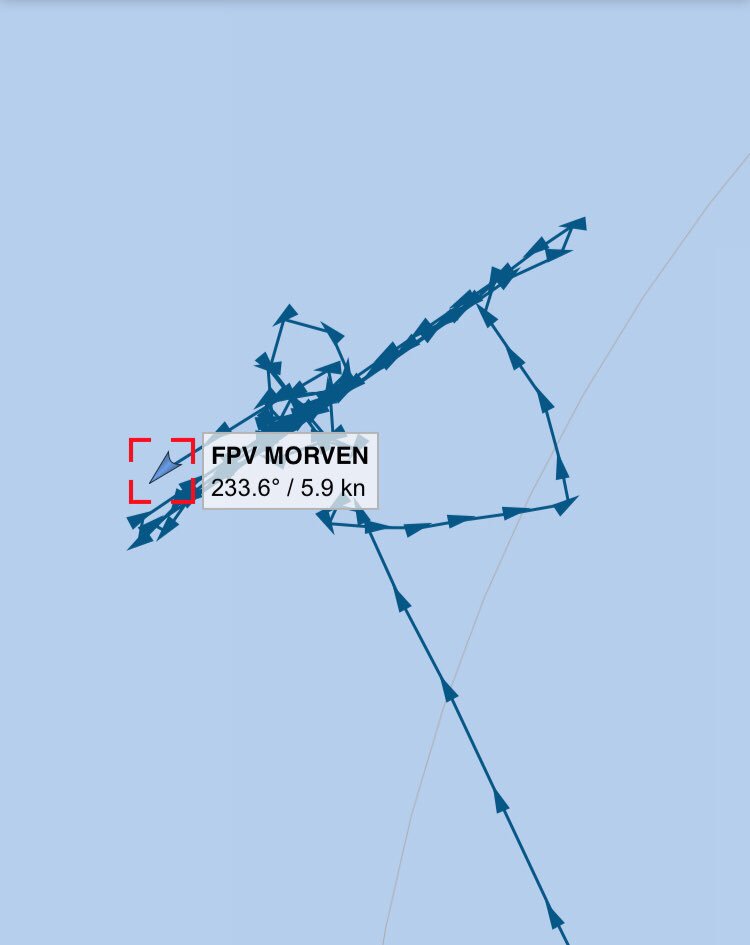 Combing the sea floor in search of EmilianoSala and his pilot David Ibbotson. Geo Ocean III and next to her FPV Morven near the Channel Islands in the area where they hope to find the aircraft 