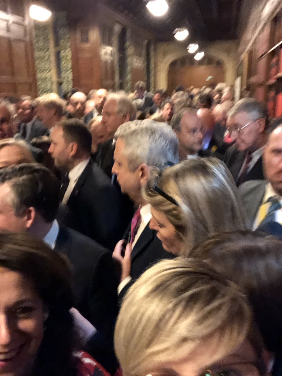 SNP MP Hannah Bardell: I can safely say the no lobby is absolutely rammed. The PM is about to face another  defeat. #Brexit 