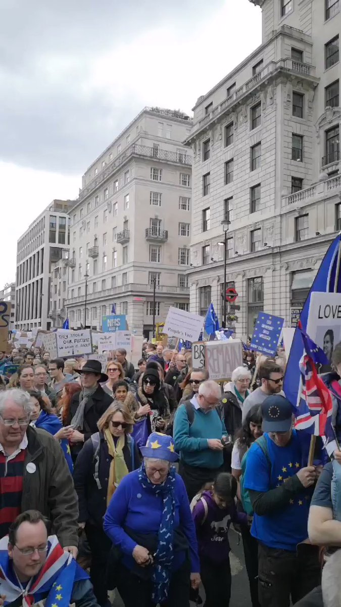 #PeoplesVoteMarch  at Ritz Hotel