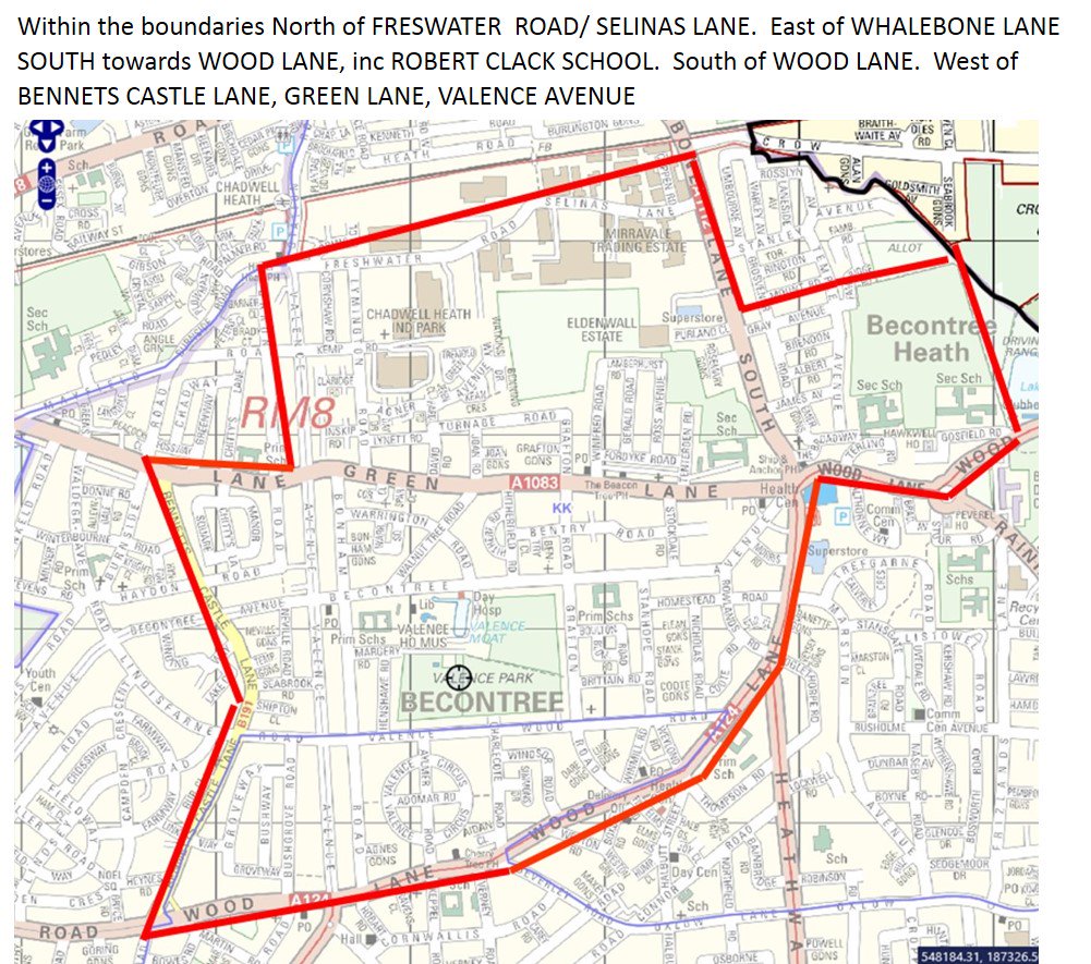 There is a section 60 in place until 04:00 hours on 26 March. This follows a stabbing that occurred at Valence Park at 15:35 hours. A man, in his 20s was found with a stab injury. His injuries are not-life threatening.   