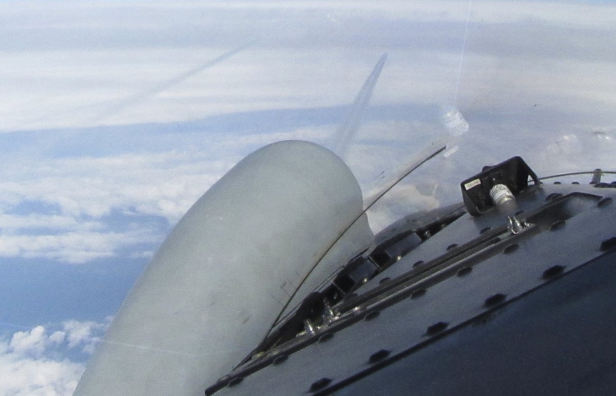 .@RoyalAirForce QRA Typhoons and a Voyager tanker scrambled to intercept 2x Russian Air Force Tu-160 Blackjack bombers in International Airspace over the North Sea