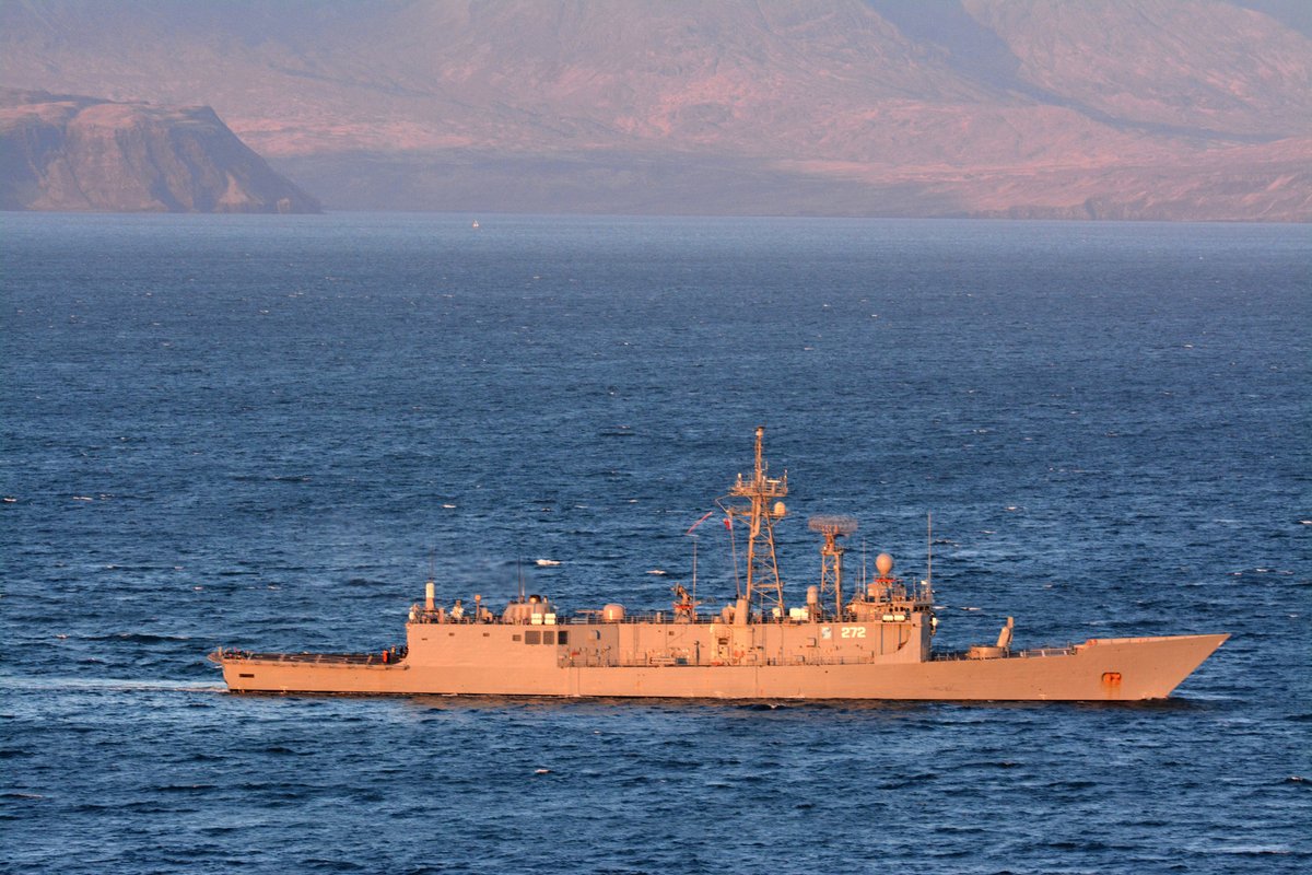 Standing NATO Maritime Group One (SNMG1) ship ORP Generał Kazimierz Pułaski sailing off the coast of Scotland during exercise JointWarrior. The UK exercise provides varied opportunities to practice Joint warfighting tactics and techniques.   