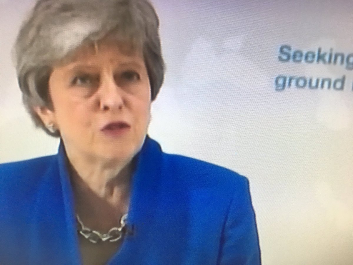 She says if MPs want a Second #EUReferendum they can have a vote on it But they must first pass her Withdrawal Agreement Bill at second reading   