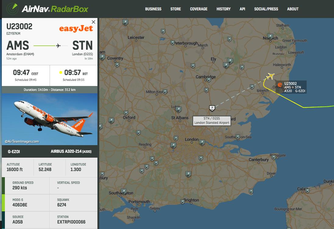London Stansted Airport looks to be closed, all flights are diverting    