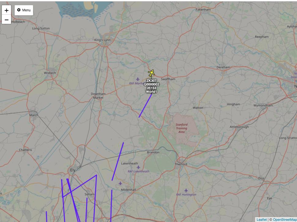 Typhoon  over RAF Marham area   