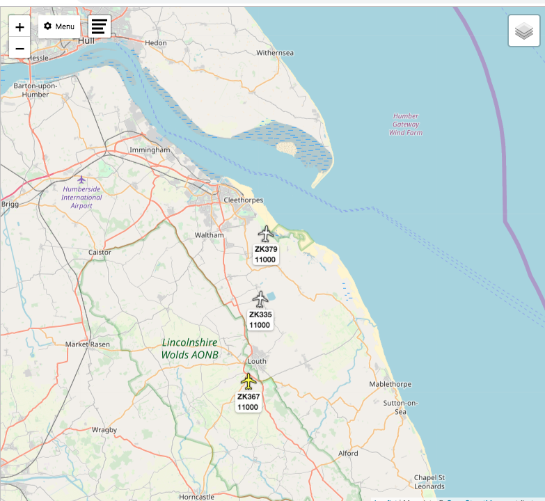 3 RAF Typhoons out of RAF Coningsby ZK367, ZK335 and ZK379