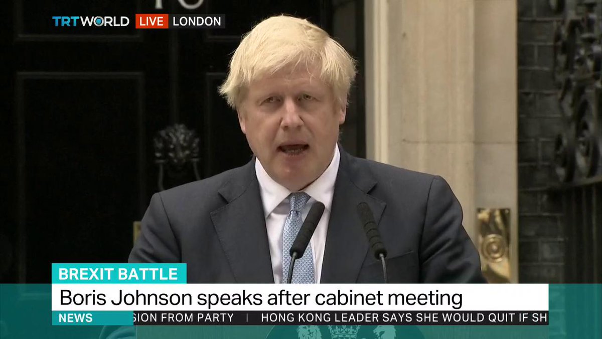 UK PM Johnson says chances of a Brexit deal are rising