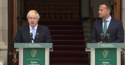 British PM @BorisJohnson insists he still wants a deal before taking the UK out of the EU on Oct 31. However, his Irish counterpart, Taoiseach @LeoVaradkar, notes that for his country, no backstop means no deal so the Johnson demand to drop this insurance plan won't fly