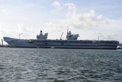 Today the Royal Navy will have two carriers at sea for the first time in a while. HMS Prince Of Wales is due to sail out of Rosyth later today