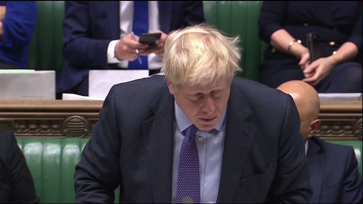 Boris Johnson says he will pull the bill and call a general election if MPs vote for another Brexit delay again  