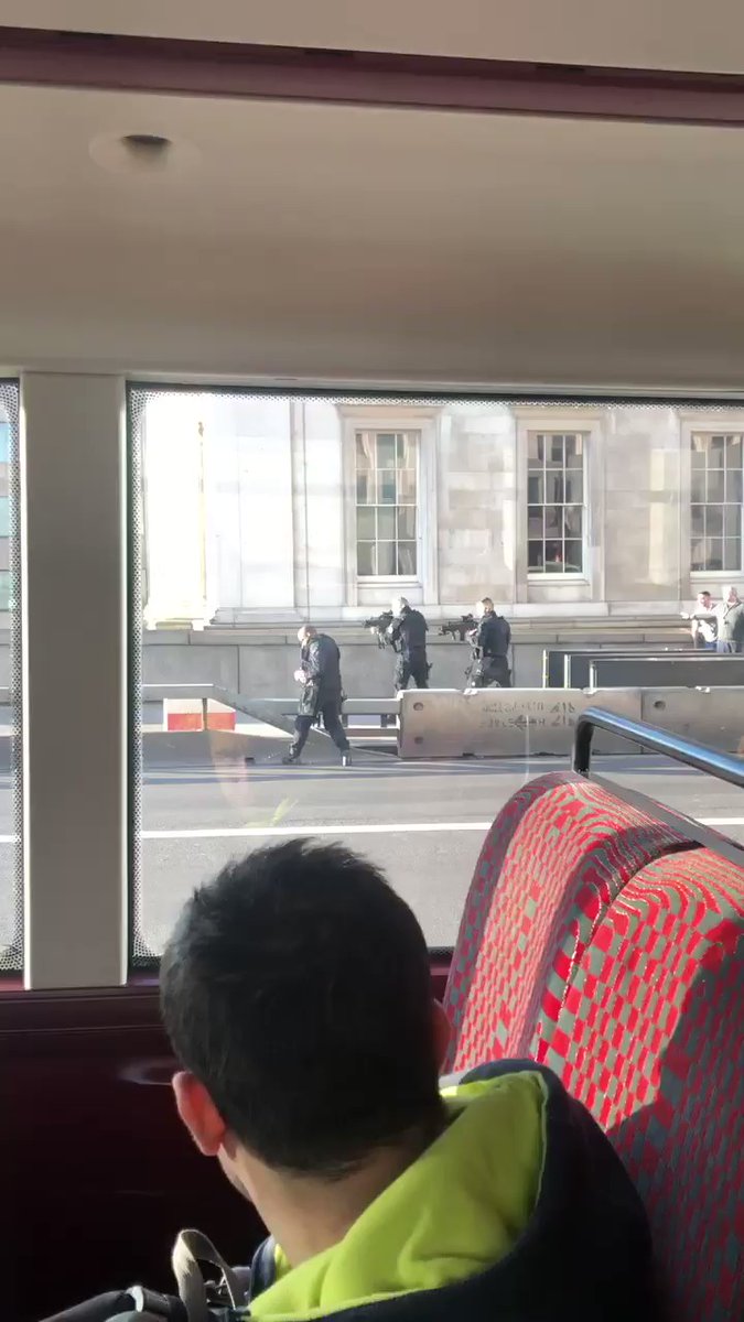 Someone just shot on London Bridge in London 
