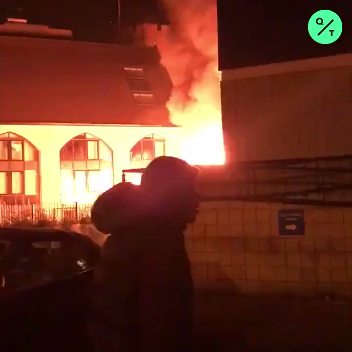 Over a hundred firefighters were called to tackle a major fire at a London Travelodge hotel.  About 160 people were forced to evacuate but no injuries have been reported, @londonfire says