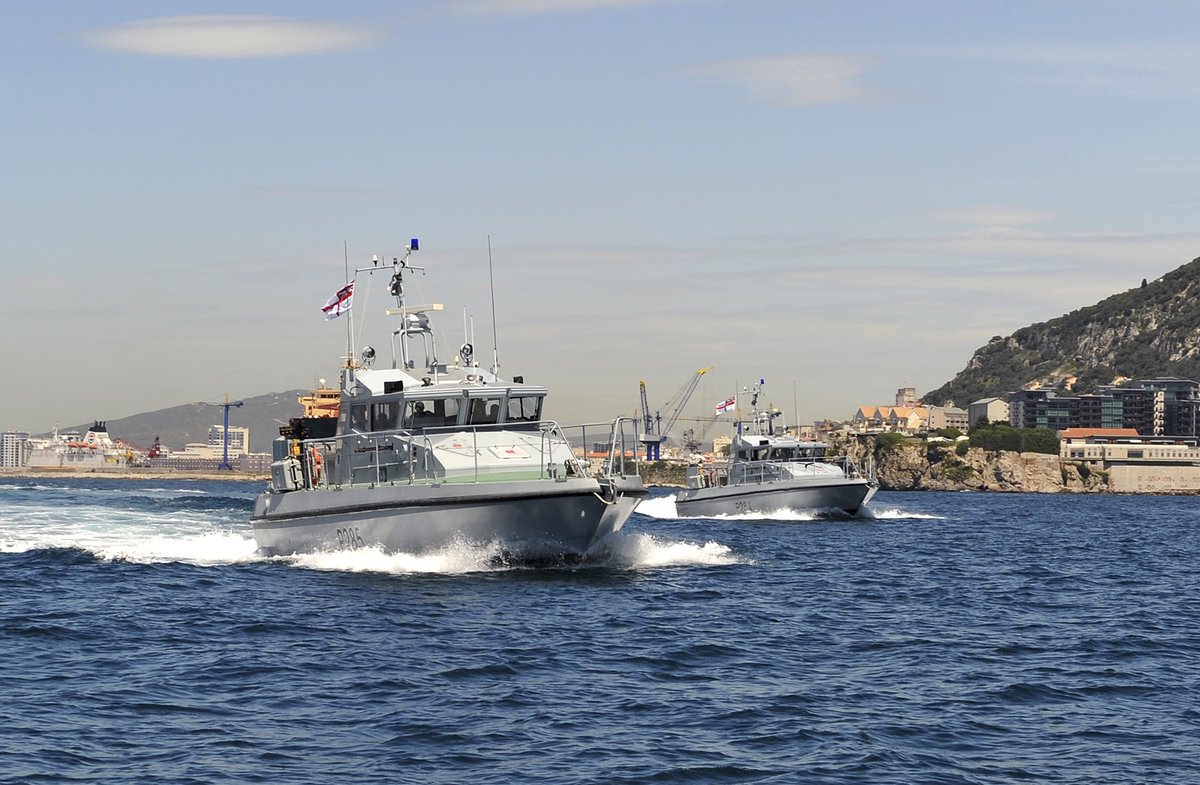 The new, cutting-edge Fast Patrol Craft procured for the Gibraltar Squadron will be used to patrol HMNB Gibraltar and British Gibraltar Territorial Waters (BGTW), keeping close  over Gibraltar's shores