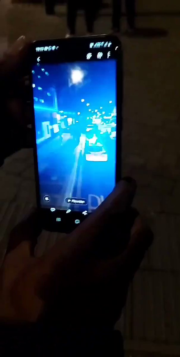 VIDEO:  Security incident in Edmonton where a vehicle (a BMW apparently) has crashed into a police station. Citizens advised to avoid the area