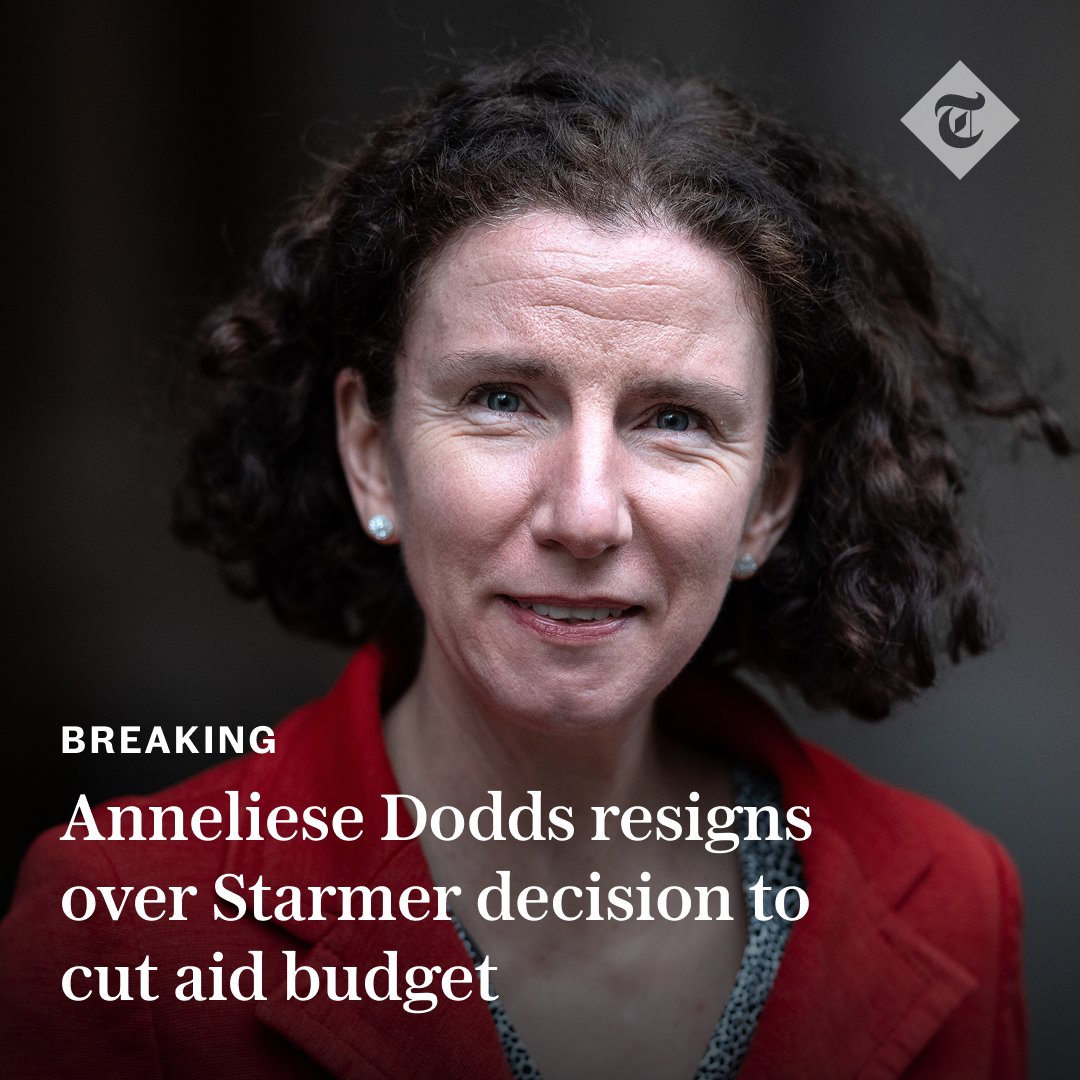 International aid minister Anneliese Dodds has quit over Sir Keir Starmer’s bid to slash the aid budget to pay for higher defence spending