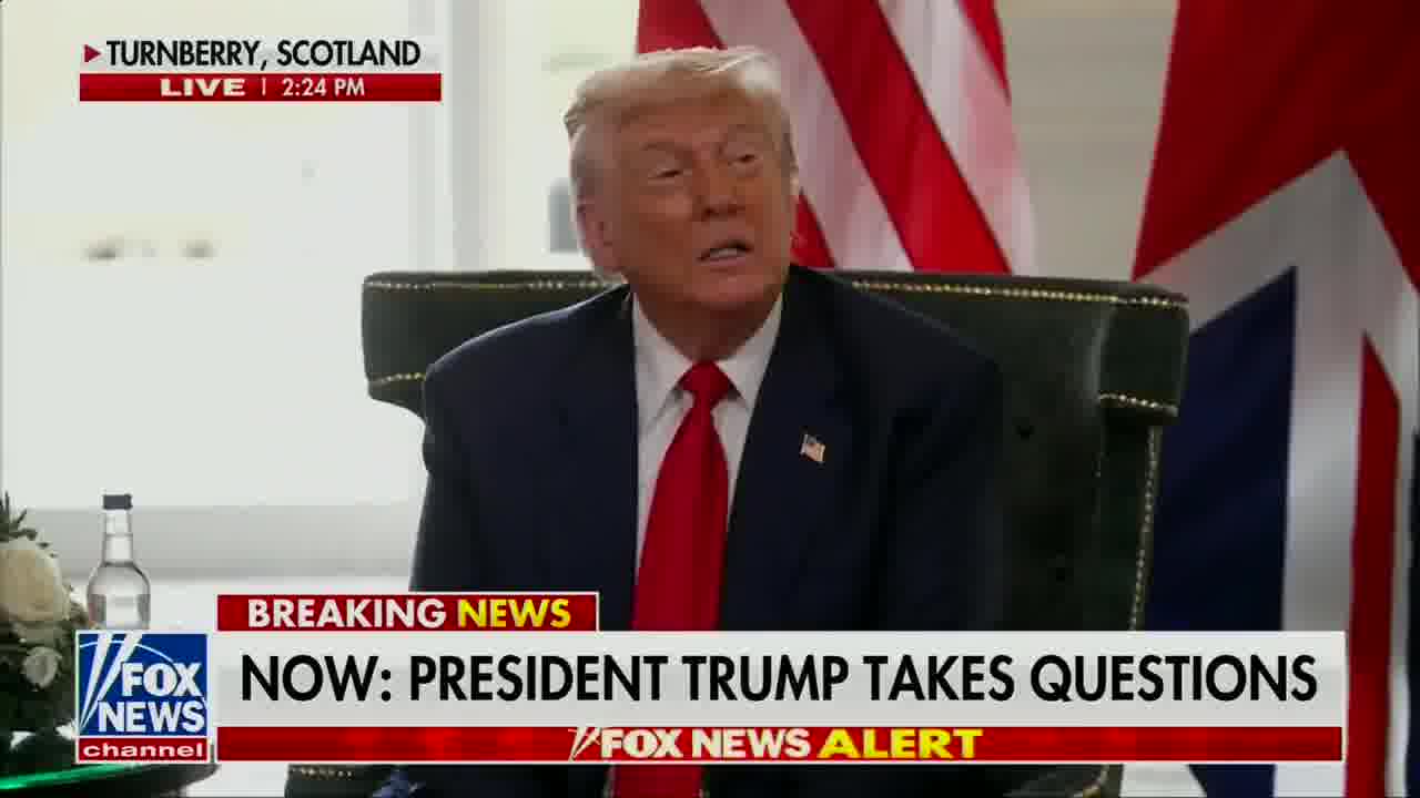 Trump on Scottish independence: I predicted what was gonna happen the last time. You remember I was opening the first course at Aberdeen and I was over here at the same time and I made a prediction. It was the day before the vote and I made it correct. I like to be correct
