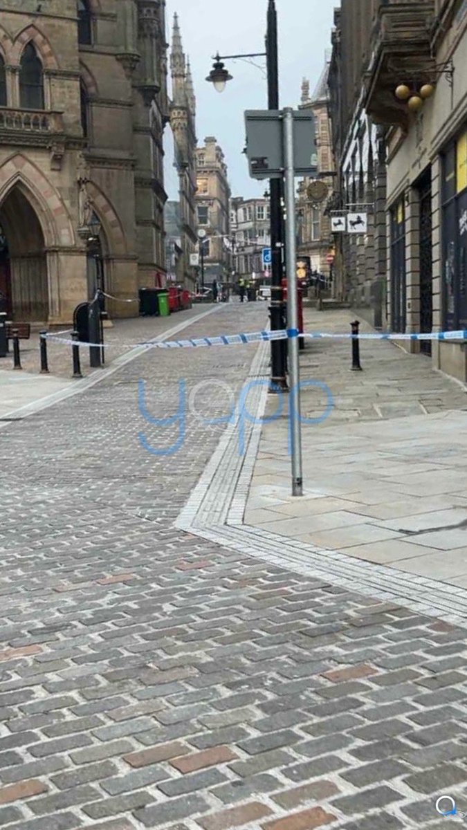 Man Injured in Bradford City Centre Incident
